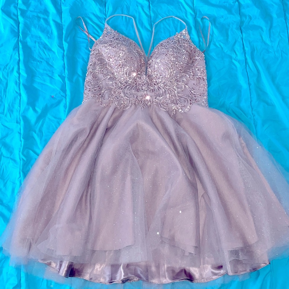 Lace and sequin bodice